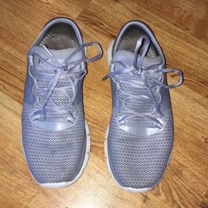 Gray Under Armour Speedform shoe